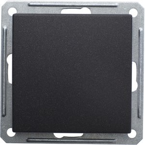 Фото Schneider Electric W59 VS616-156-6-86 Переключатель одноклавишный (16 А, под рамку, скрытая установка, черный бархат)