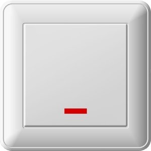 Фото Schneider Electric W59 VS616-157-18 Переключатель одноклавишный (16 А, в сборе, подсветка, скрытая установка, белый)