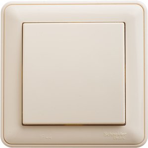 Фото Schneider Electric W59 Aqua VS610-156B-28 Переключатель одноклавишный (10 А, в сборе, IP44, скрытая установка, слоновая кость)