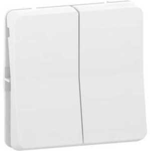 Фото Schneider Electric Mureva S MUR39022 Переключатель двухклавишный (10 А, под рамку, скрытая установка, белый)