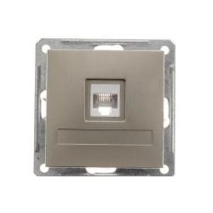 Фото Schneider Electric W59 RSI-152K5E-4-86 Розетка компьютерная (RJ45, под рамку, скрытая установка, шампань)