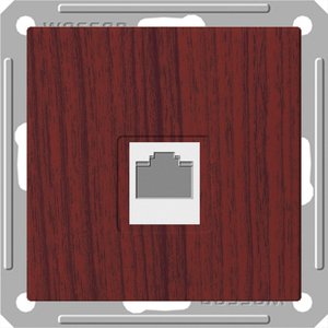 Фото Schneider Electric W59 RSI-152K5E-9-86 Розетка компьютерная (RJ45, под рамку, скрытая установка, мореный дуб)