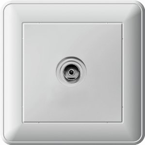 Фото Schneider Electric W59 RTS-151-18 Розетка телевизионная (TV, в сборе, скрытая установка, белая)