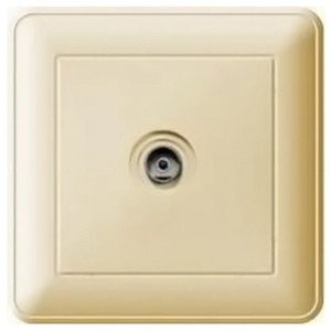 Фото Schneider Electric W59 RTS-151-28 Розетка телевизионная (TV, в сборе, скрытая установка, слоновая кость)