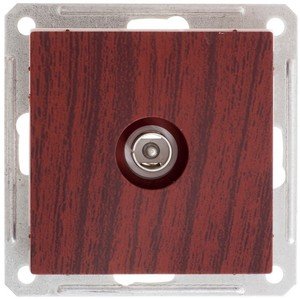 Фото Schneider Electric W59 RTS-151-9-86 Розетка телевизионная (TV, под рамку, скрытая установка, мореный дуб)