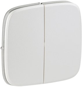 Фото Legrand Valena Allure 755025 Клавиша двойная (белая)