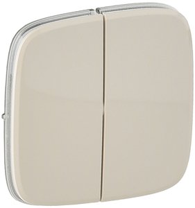 Фото Legrand Valena Allure 755026 Клавиша двойная (слоновая кость)