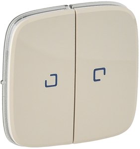 Фото Legrand Valena Allure 755226 Клавиша двойная (линза, слоновая кость)