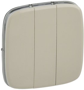 Фото Legrand Valena Allure 755036 Клавиша тройная (слоновая кость)