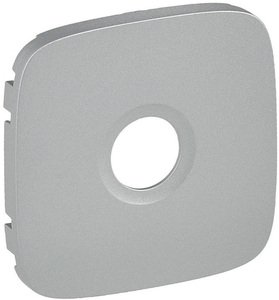 Фото Legrand Valena Allure 754767 Крышка розетки телевизионной (TV, алюминий)