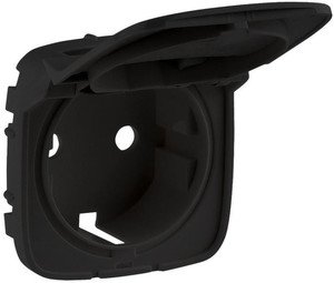 Фото Legrand Valena Allure 754848 Крышка розетки (2P+E, крышка, антрацит)