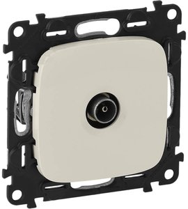 Фото Legrand Valena Allure 753851 Розетка телевизионная (TV, звезда, под рамку, скрытая установка, слоновая кость)
