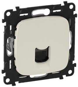 Фото Legrand Valena Allure 753838 Розетка телефонная (RJ11, под рамку, скрытая установка, слоновая кость)