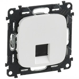 Фото Legrand Valena Allure 753740 Розетка компьютерная (RJ45, cat.5e, под рамку, скрытая установка, белая)