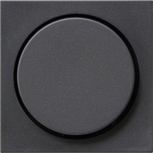 Фото Gira System55 065028 Крышка для роторного диммера (антрацит)