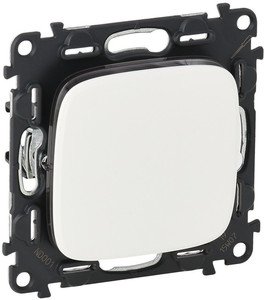 Фото Legrand Valena Allure 752706 Переключатель одноклавишный (10 А, под рамку, скрытая установка, белый)