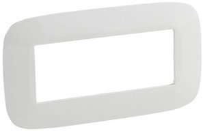 Фото Legrand Valena Allure 754306 Рамка 5-модульная (универсальная, без перегородок, белая)