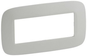 Фото Legrand Valena Allure 754416 Рамка 5-модульная (универсальная, без перегородок, жемчужная)