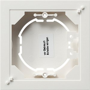 Фото Gira System55 021929 Коробка для наружного монтажа (белая глянцевая)