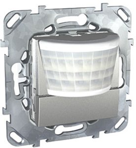 Фото Schneider Electric Unica Top MGU5.524.30ZD Датчик движения (300 Вт, под рамку, скрытая установка, алюминий)