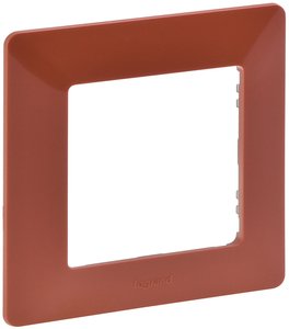 Фото Legrand Valena Life 754071 Рамка 1-постовая (универсальная, терракота)