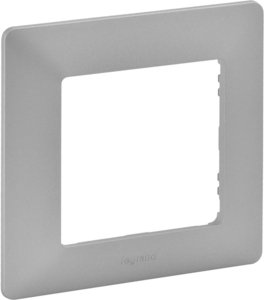 Фото Legrand Valena Life 754137 Рамка 1-постовая (универсальная, алюминий)
