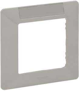 Фото Legrand Valena Life 754051 Рамка 1-постовая (горизонтальная, маркировка, слоновая кость)
