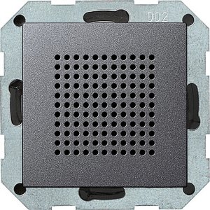 Фото Gira System55 228228 Динамик радиоприемника (RDS, под рамку, скрытая установка, антрацит)
