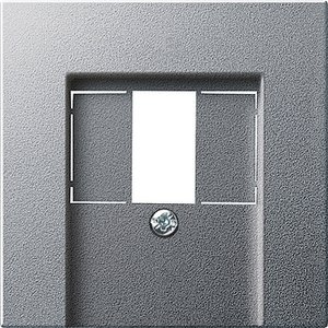 Фото Gira System55 027626 Крышка розетки USB (USB, TAE, алюминий)