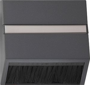 Фото Gira System55 068228 Рамка адаптерная для устройств 50х50 мм (съемная крышка, антрацит)