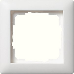 Фото Gira Standard55 021104 Рамка 1-постовая (белая матовая)