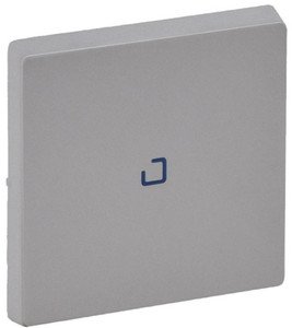 Фото Legrand Valena Life 755102 Клавиша одиночная (линза, алюминий)