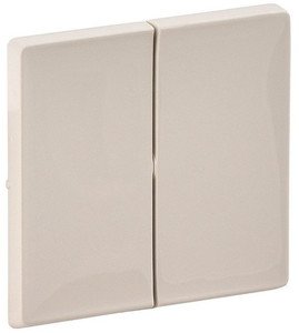 Фото Legrand Valena Life 755021 Клавиша двойная (слоновая кость)