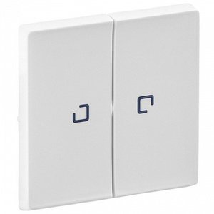 Фото Legrand Valena Life 755220 Клавиша двойная (линза, белая)