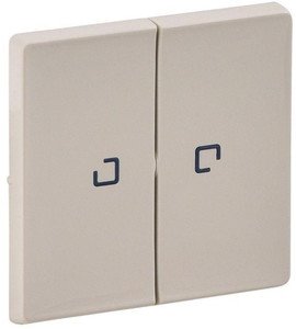 Фото Legrand Valena Life 755221 Клавиша двойная (линза, слоновая кость)