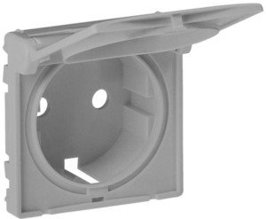 Фото Legrand Valena Life 754842 Крышка розетки (2P+E, крышка, алюминий)