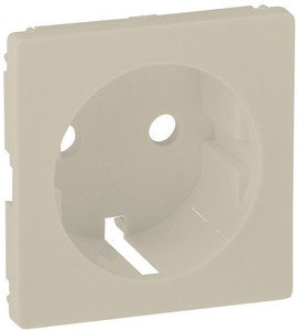 Фото Legrand Valena Life 755251 Крышка розетки с увеличенными зажимами (2P+E, слоновая кость)