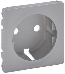 Фото Legrand Valena Life 755202 Крышка розетки (2P+E, алюминий)