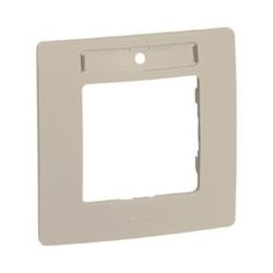 Фото Legrand Etika 672516 Рамка 1-постовая с полем для надписи (слоновая кость)