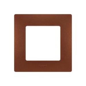 Фото Legrand Etika 672571 Рамка 1-постовая (какао)
