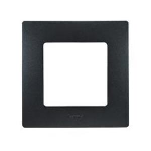 Фото Legrand Etika 672581 Рамка 1-постовая (антрацит)