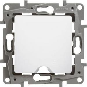 Фото Legrand Etika 672229 Вывод кабеля с зажимом для фиксации (под рамку, скрытая установка, белый)