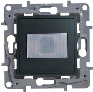 Фото Legrand Etika 672617 Датчик движения без нейтрали (400 Вт, под рамку, скрытая установка, антрацит)