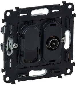 Фото Legrand In'Matic 753055 Розетка комбинированная (TV+RJ45, звезда, механизм, скрытая установка)