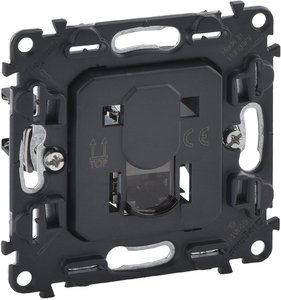 Фото Legrand In'Matic 753044 Розетка компьютерная (RJ45, cat.6a, UTP, механизм, скрытая установка)