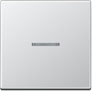 Фото Jung A500 A590KO5AL Клавиша одиночная с линзой (алюминий)