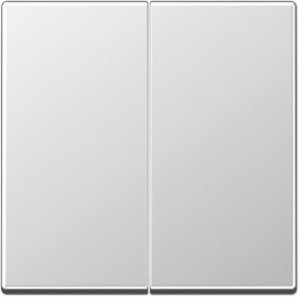 Фото Jung A500 A595AL Клавиша двойная (алюминий)