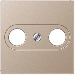 Фото Jung A500 A561PLTVCH Крышка розетки телевизионной (TV+Radio, шампань)