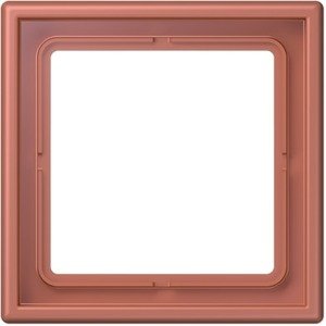 Фото Jung Le Corbusier LC98132121 Рамка 1-постовая (универсальная, terre sienne brique)