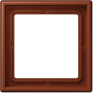 Фото Jung Le Corbusier LC9814320D Рамка 1-постовая (универсальная, terre sienne brûlée 59)